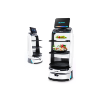 Robot giao hàng LuckiBot Pro phục vụ nhà hàng, khách sạn, bệnh viện, siêu thị